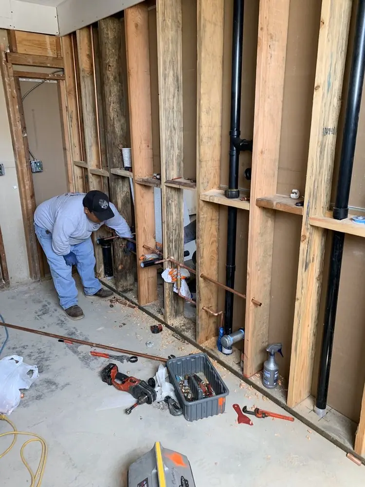Commercial rough-in plumbing for Water Heater Replacement in South Billerica